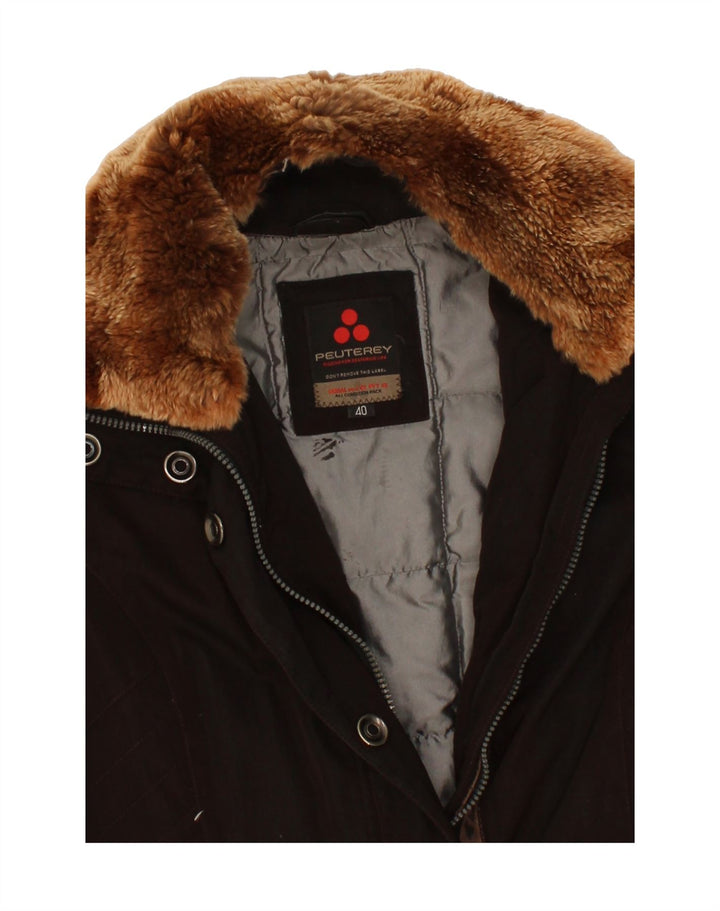 PEUTEREY Womens Padded Jacket IT 40 Small Brown Vintage PEUTEREY and Second-Hand PEUTEREY from Messina Hembry 