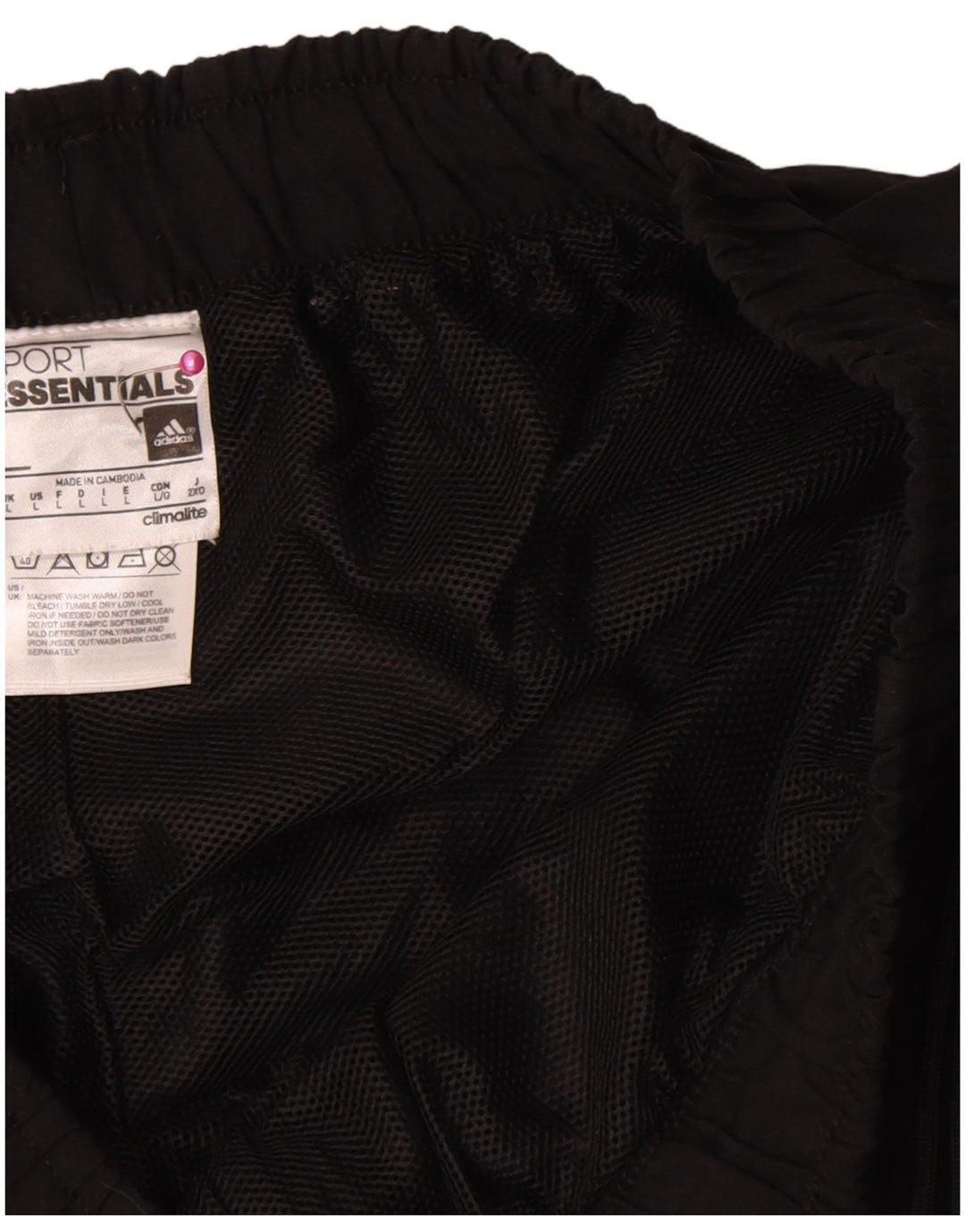 Adidas Herre Climalite Sportshorts Stor sort polyester