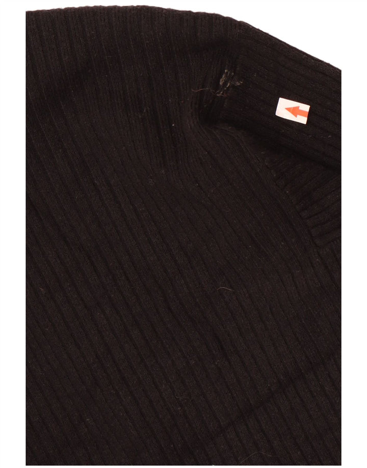 Marks & Spencer Dame Per Una Åben Cardigan Sweater UK 16 Large Black