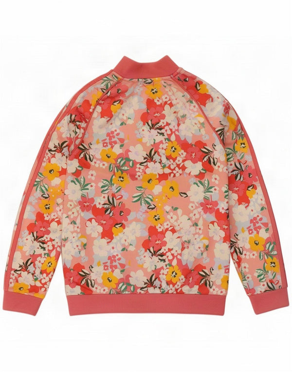 Adidas Girls Her Studio London træningsdragt topjakke 10-11 år Pink Floral