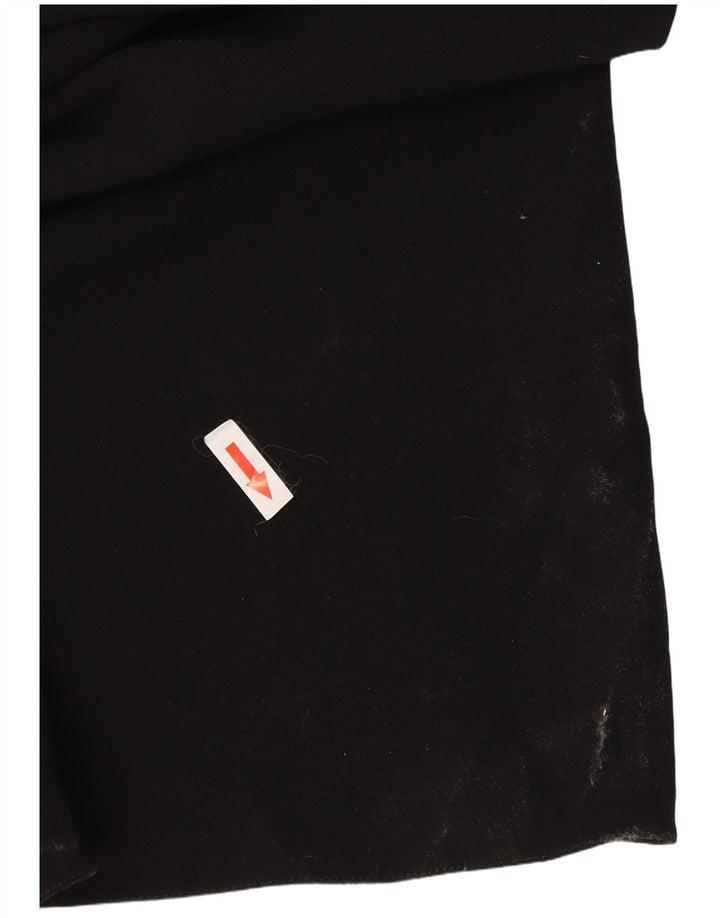Zara Langærmet Maxikjole til kvinder UK 12 Medium Sort Polyester