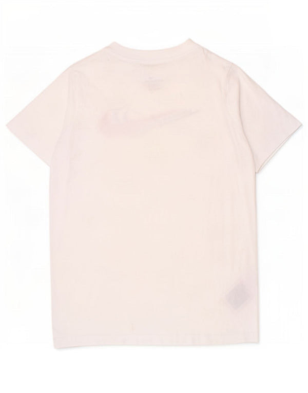 Nike drenge grafisk t-shirt top 10-11 år medium hvid bomuld