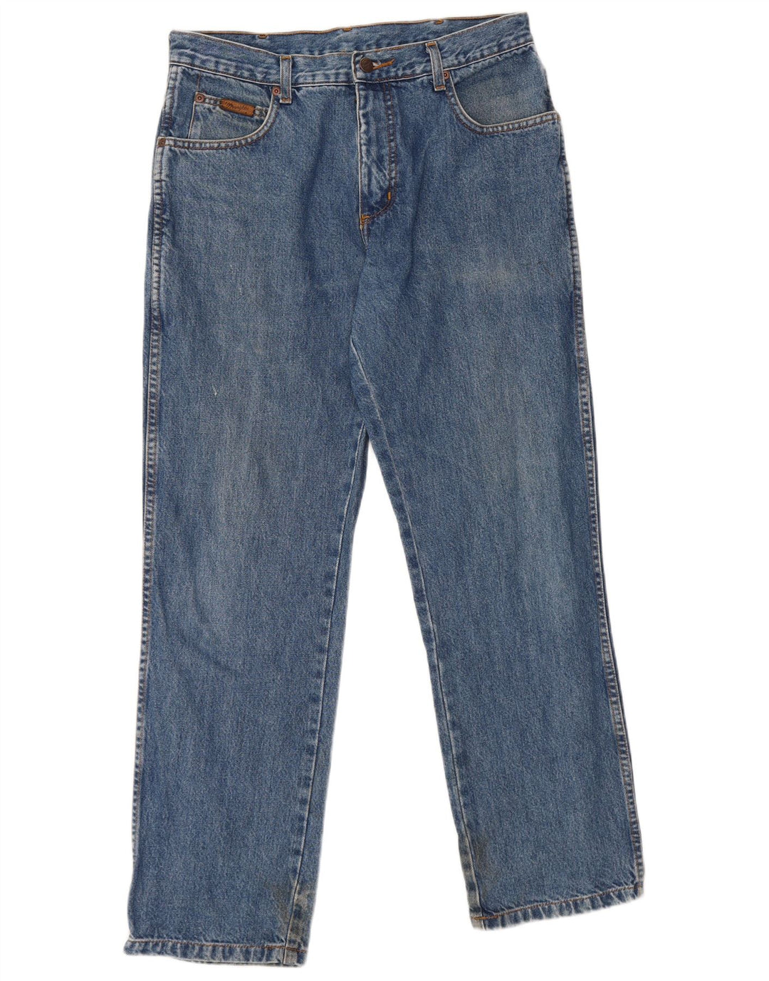 WRANGLER Herre Texas Straight Jeans W33 L30 Blå Bomuld