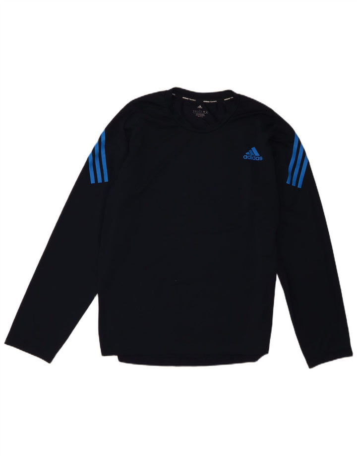 Adidas Herre Top Langærmet Stor Marineblå Polyester