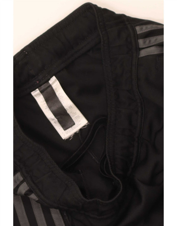 Adidas Womens Climalite træningsdragt Bukser UK 4 XS Sort Polyester