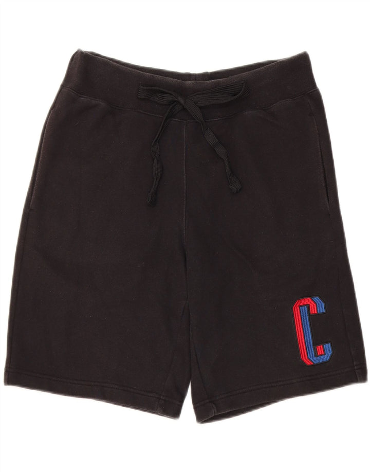 Champion Herre grafiske sportsshorts Små sorte bomuld