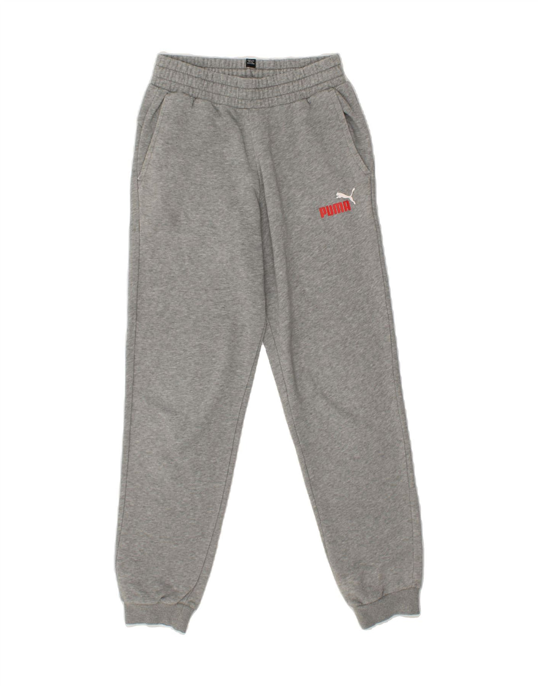 PUMA Boys Tracksuit Trousers Joggers 13-14 Years Grey Vintage Puma and Second-Hand Puma from Messina Hembry 
