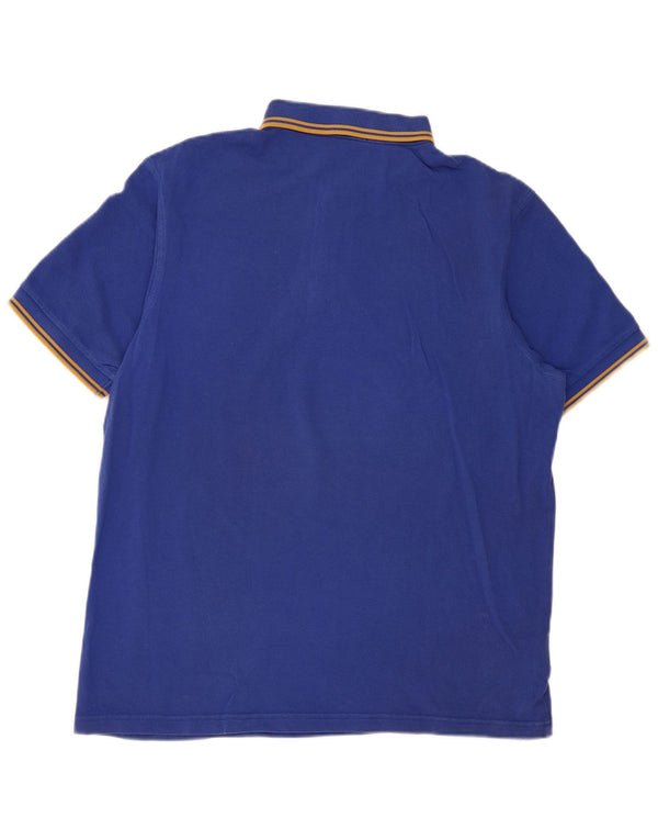 Fred Perry herre poloshirt XL blå bomuld