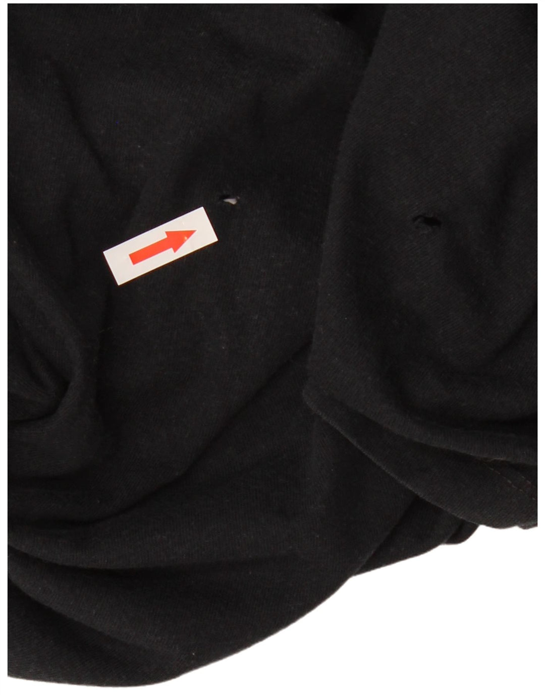 VANS Dame T-Shirt Top UK 18 XL Sort Bomuld