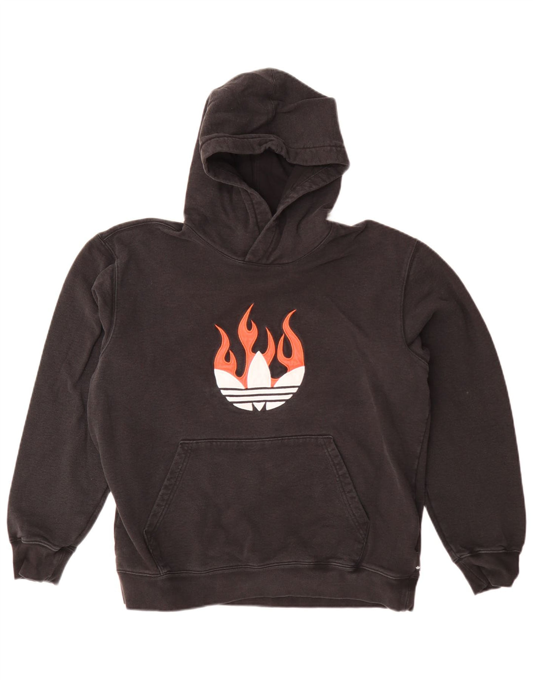 Adidas Grafisk hættetrøje til mænd mellem sort bomuld