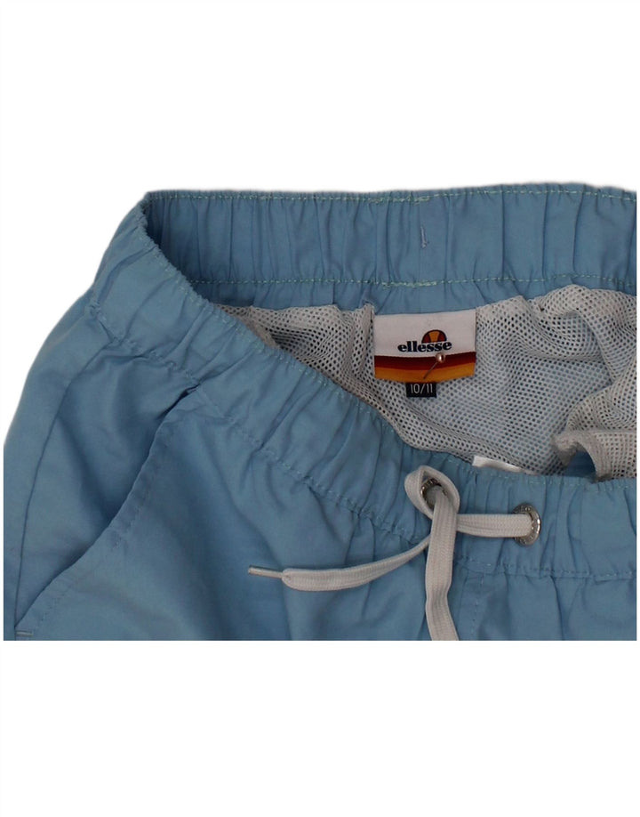 ELLESSE Grafiske badeshorts til drenge 10-11 år Blå polyester