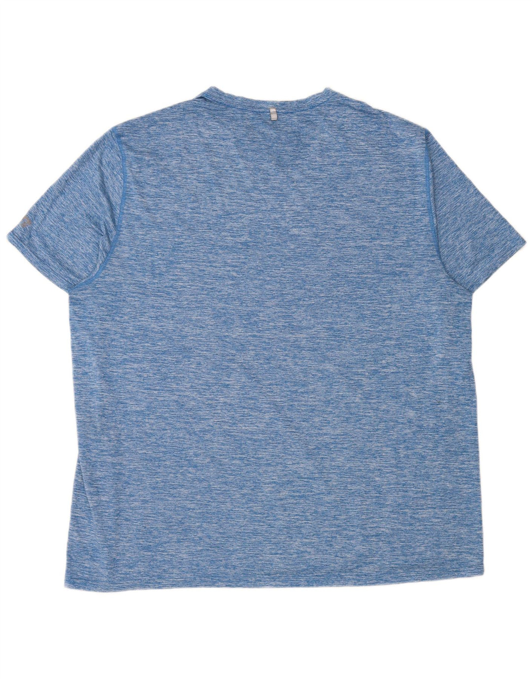 Russell Athletic Herre T-Shirt Top 2XL Blå Flecked Polyester