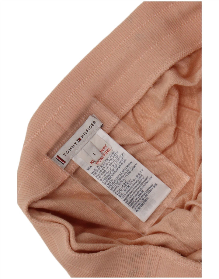 TOMMY HILFIGER Træningsdragt til kvinder Joggers UK 14 Large Pink Bomuld