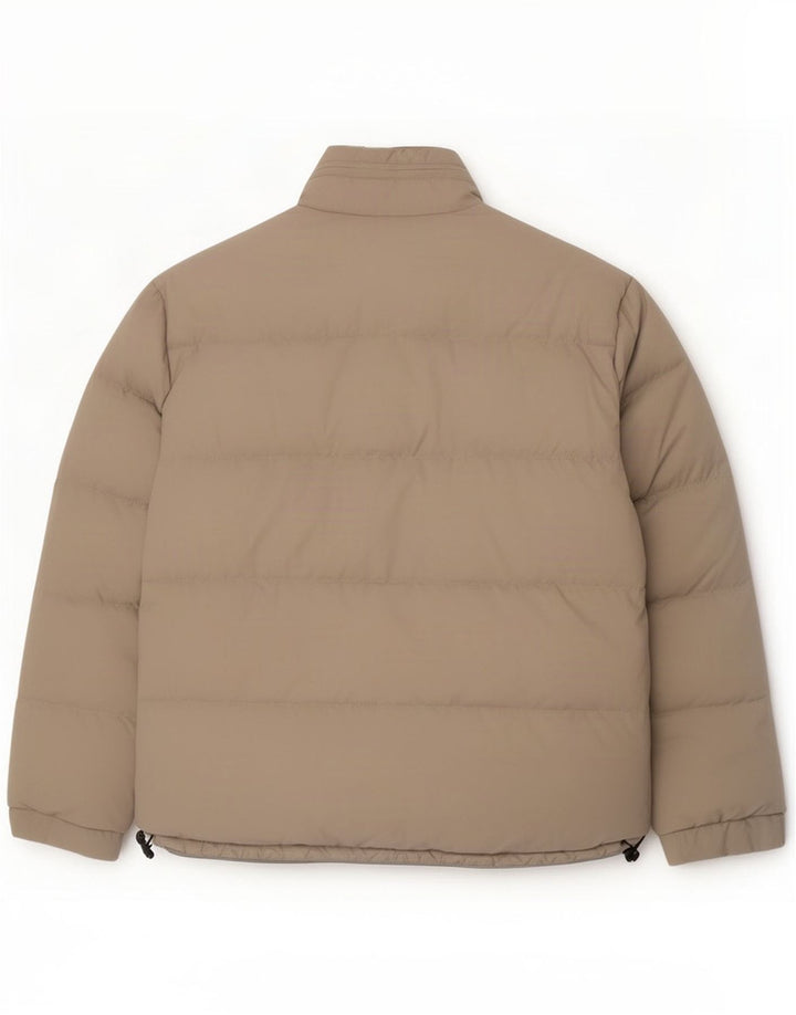 Rifle Herre Hætte Vendbar Polstret Jakke UK 38 Medium Beige Polyamid