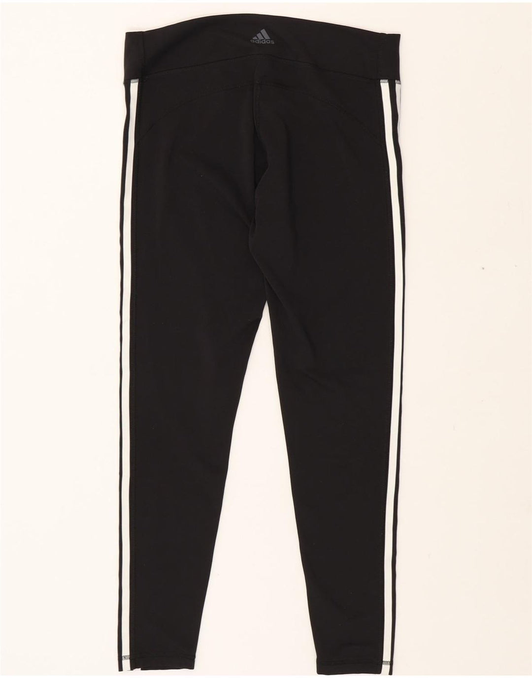 ADIDAS Womens Climalite Leggings UK 16 Large  Black Polyester Vintage Adidas and Second-Hand Adidas from Messina Hembry 