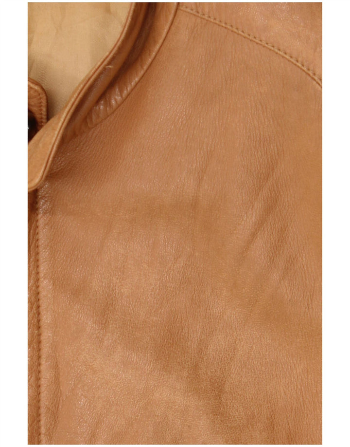 Vintage herre læderjakke UK 38 Medium Beige