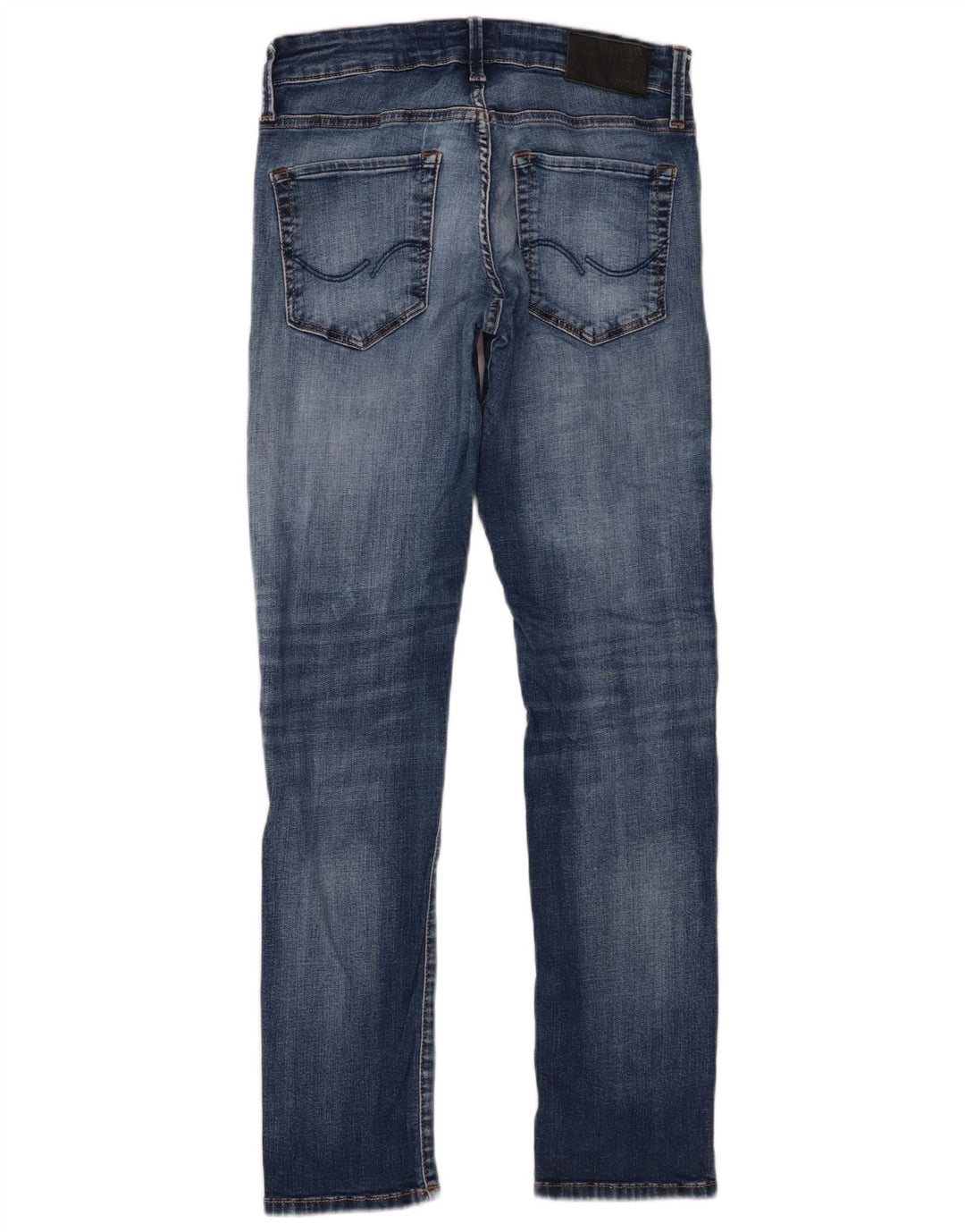 Jack & Jones Herre GLENN Slim Jeans W28 L30 Blå Bomuld