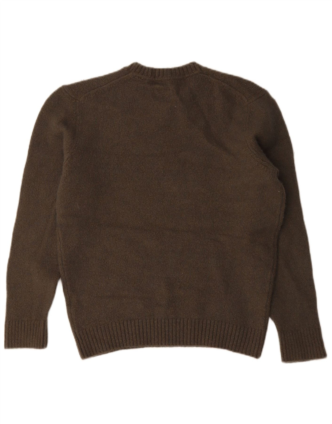 Massimo Dutti dame sweater med rund hals DK 16 Stor brun uld