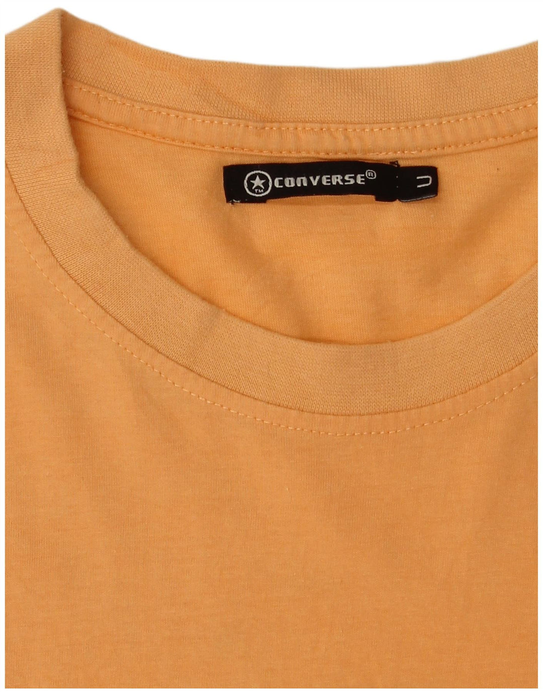 Converse grafisk t-shirt til mænd, medium orange bomuld