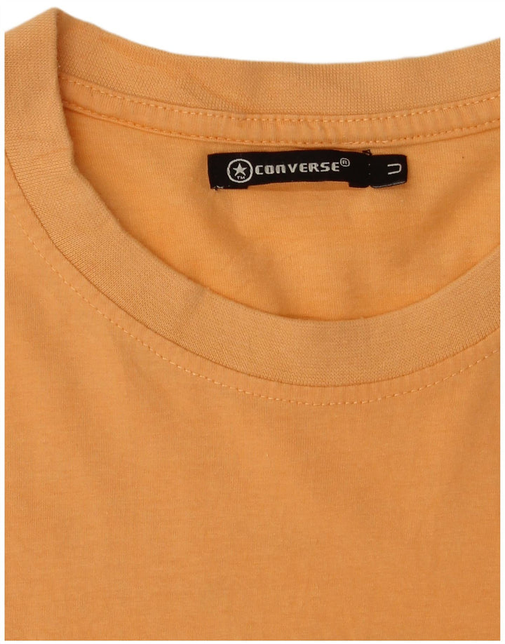 Converse grafisk t-shirt til mænd, medium orange bomuld