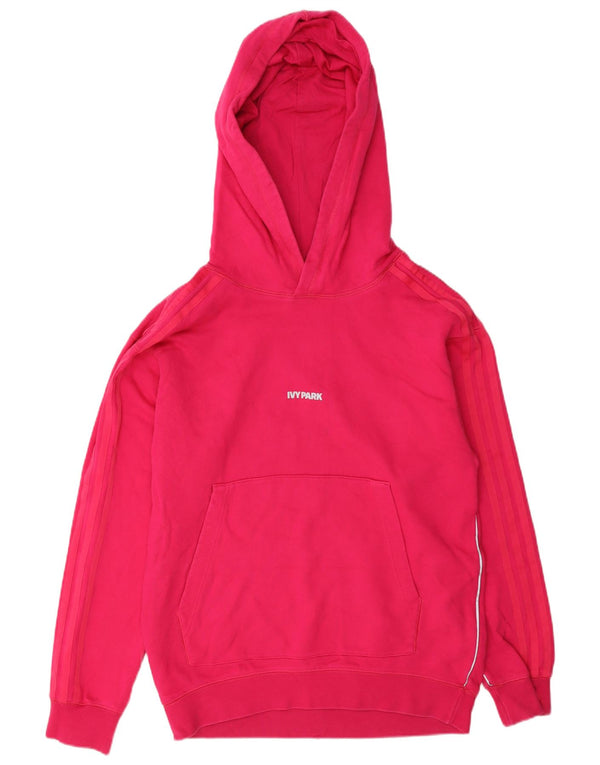 Adidas Herre Loose Fit Hoodie Jumper 2XS Pink Bomuld