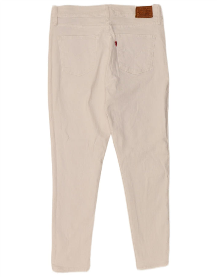 LEVI'S Dame 311 Shaping Skinny Jeans W29 L26 Hvid Bomuld