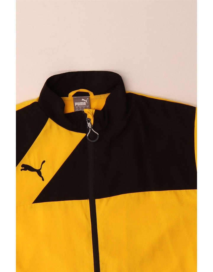 Puma Træningsdragt til mænd Topjakke Medium Gul Colourblock Polyester
