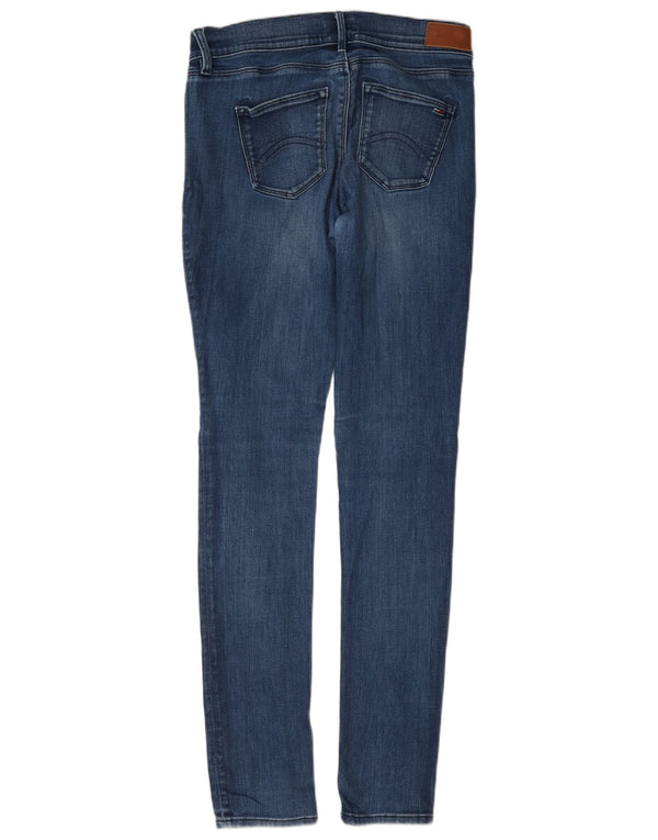 Tommy Hilfiger Dame Skinny Jeans W30 L34 Blå Bomuld
