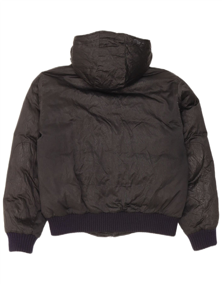 Pal Zileri Dame Hætte Polstret Jakke IT 50 XL Sort Polyester
