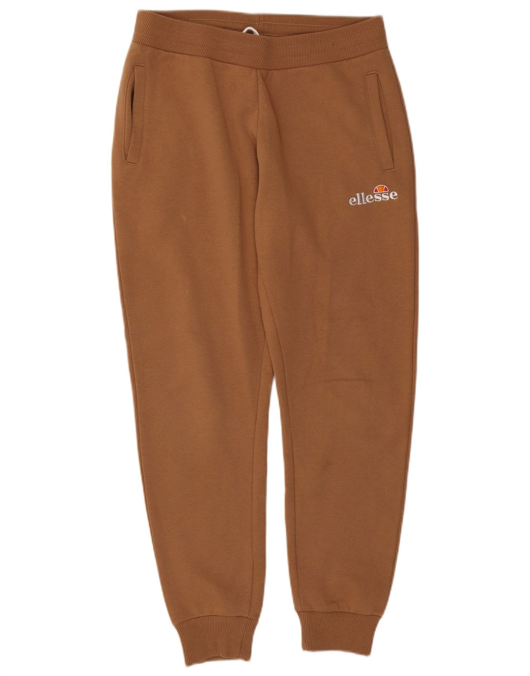 Ellesse Dame træningsdragt Bukser Joggers UK 12 Medium Beige Bomuld