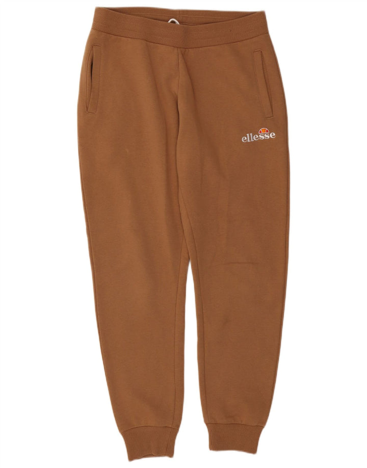 Ellesse Dame træningsdragt Bukser Joggers UK 12 Medium Beige Bomuld