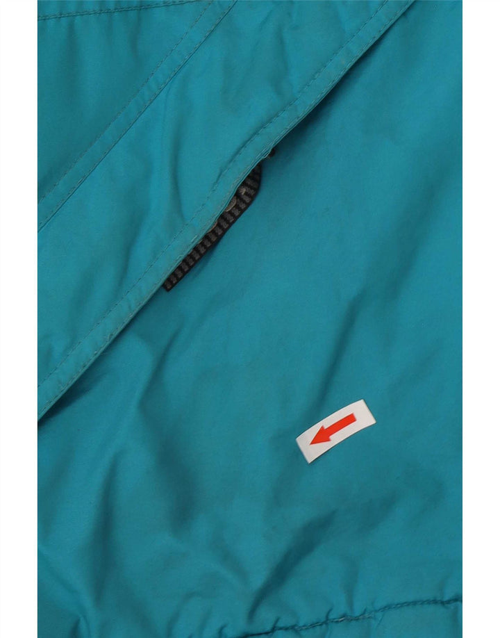 Brugi Skijakke med hætte til mænd UK 40 Large Blue Colourblock