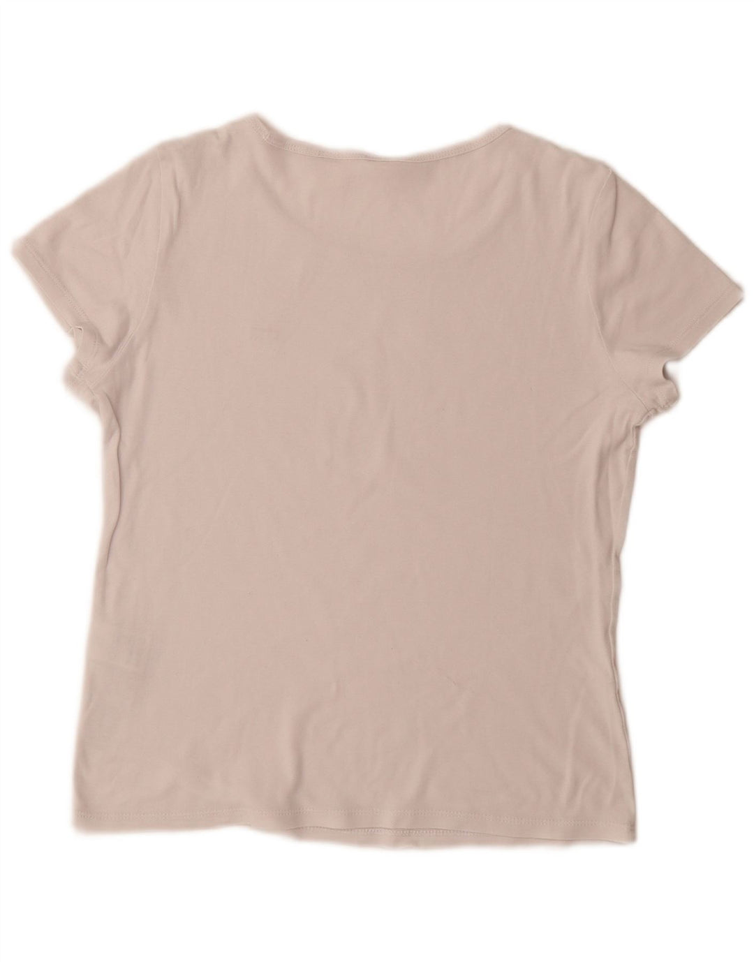 Levi's Dame T-Shirt Top UK 14 Stor Hvid Bomuld