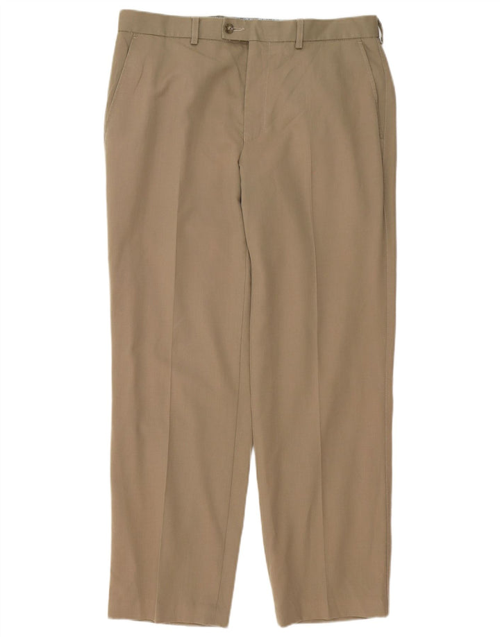 Marks & Spencer Herredragtbukser W34 L31 Beige Uld