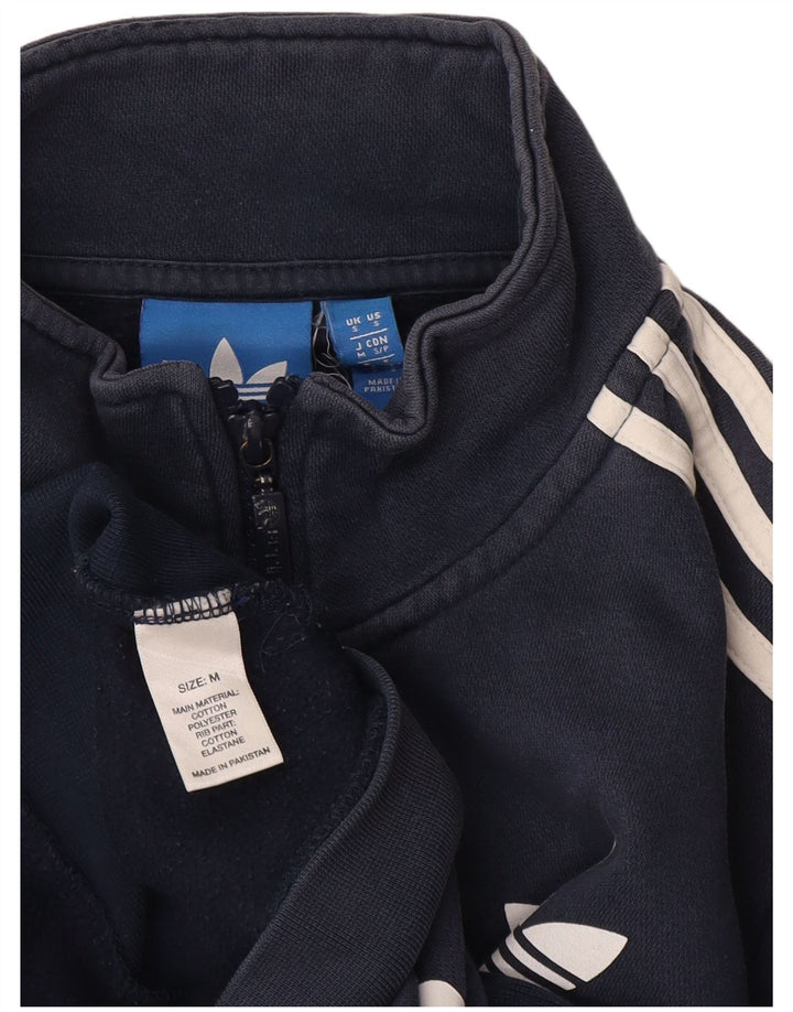 Adidas Herre grafisk træningsdragt Top jakke Lille marineblå bomuld