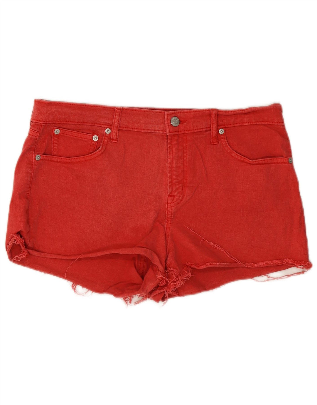 Gap Dame Denim Hot Pants W30 Medium Rød Bomuld