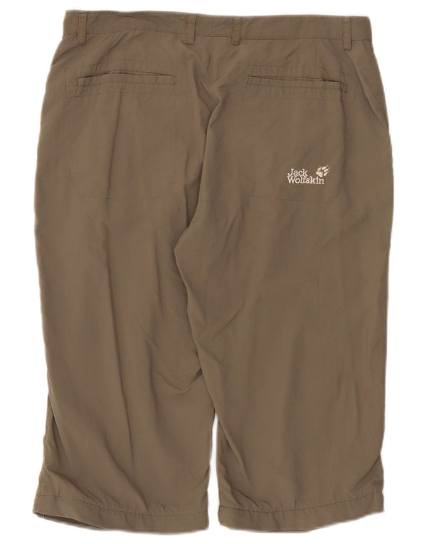 Jack Wolfskin Bermuda-shorts til kvinder UK 8/10 Small W29 Grå polyamid