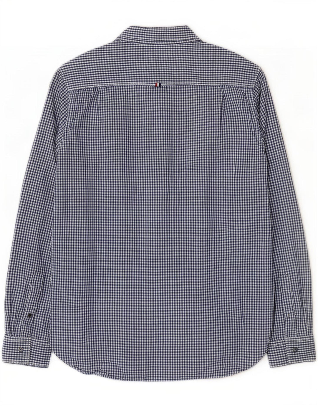 Superdry herreskjorte stor marineblå Gingham bomuld