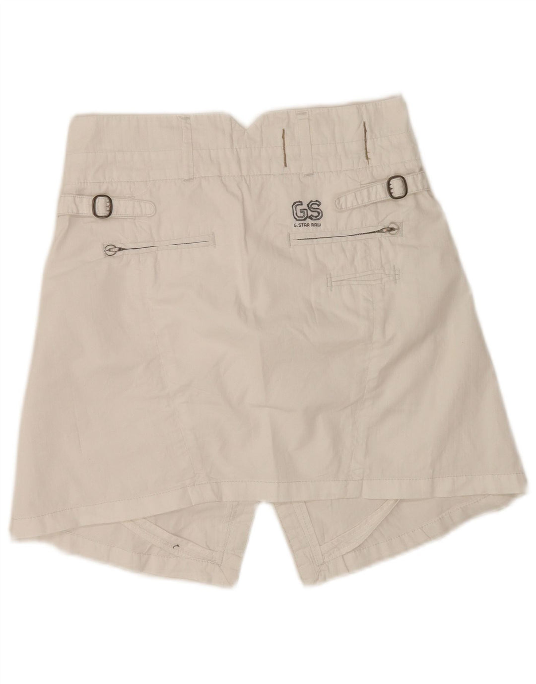 G-Star Dame Denim Mini Nederdel W27 Medium Hvid Bomuld