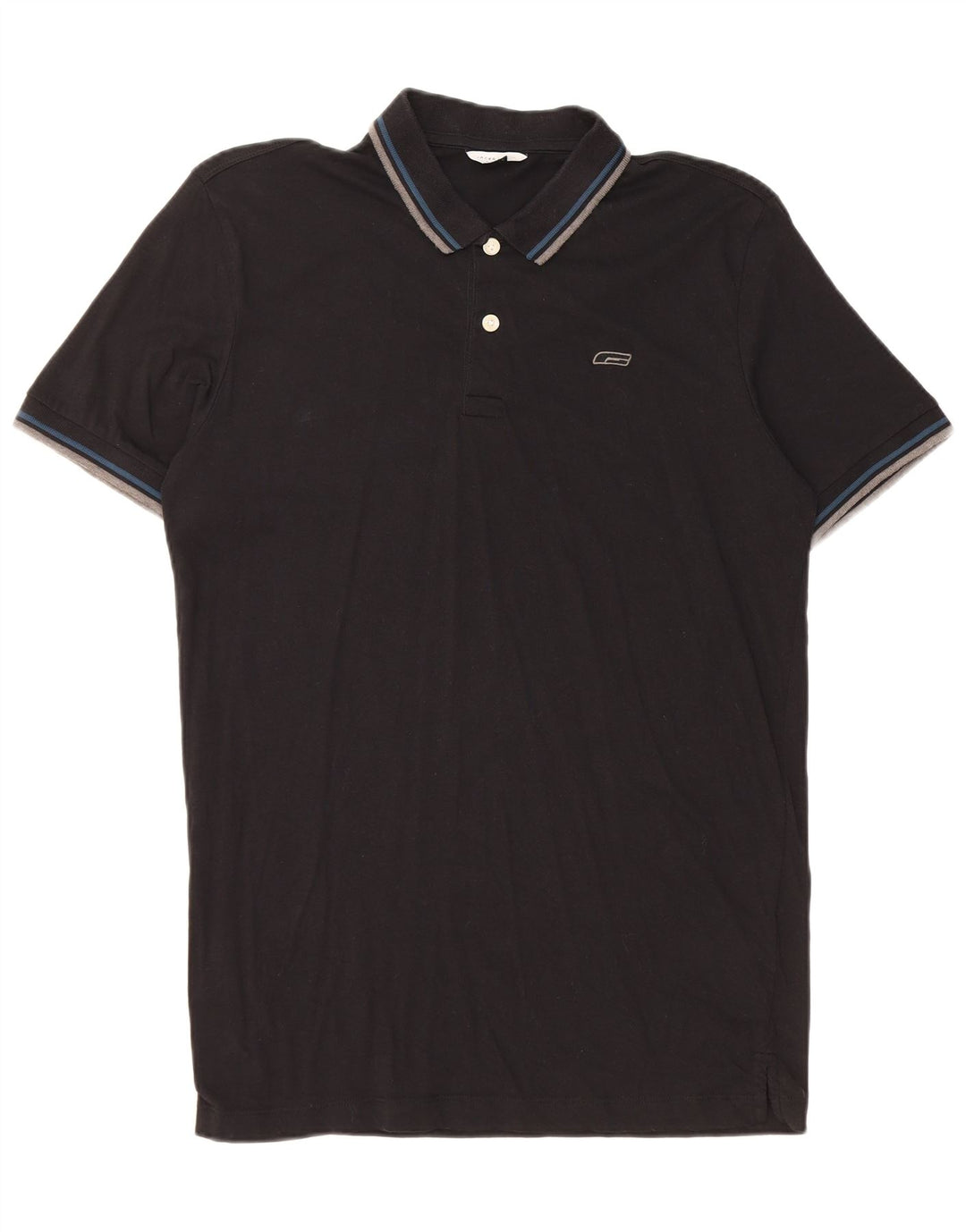 JACK & JONES Poloshirt til mænd Stor sort bomuld