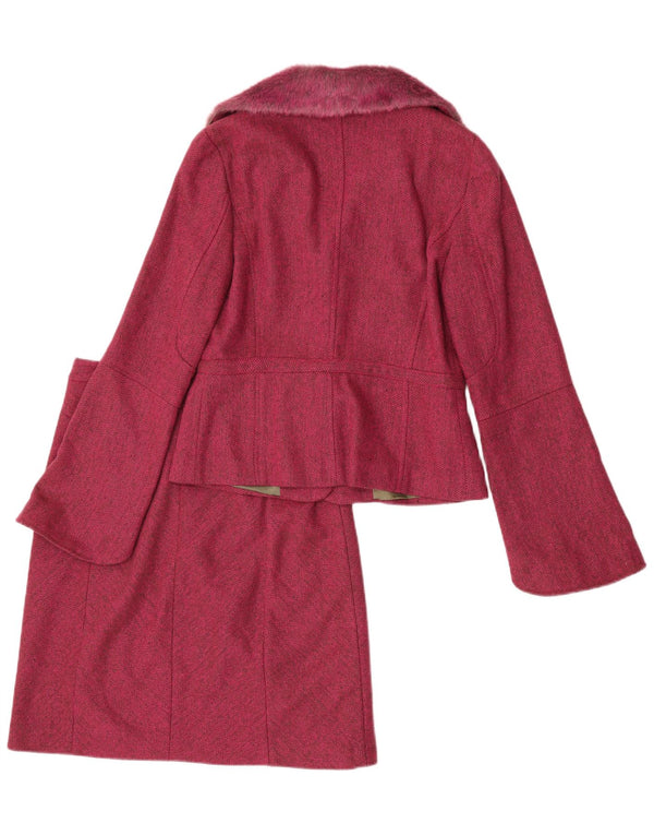 Jesire Womens 2-delt nederdelsæt UK 8 Small W28 Pink Sildeben polyakryl