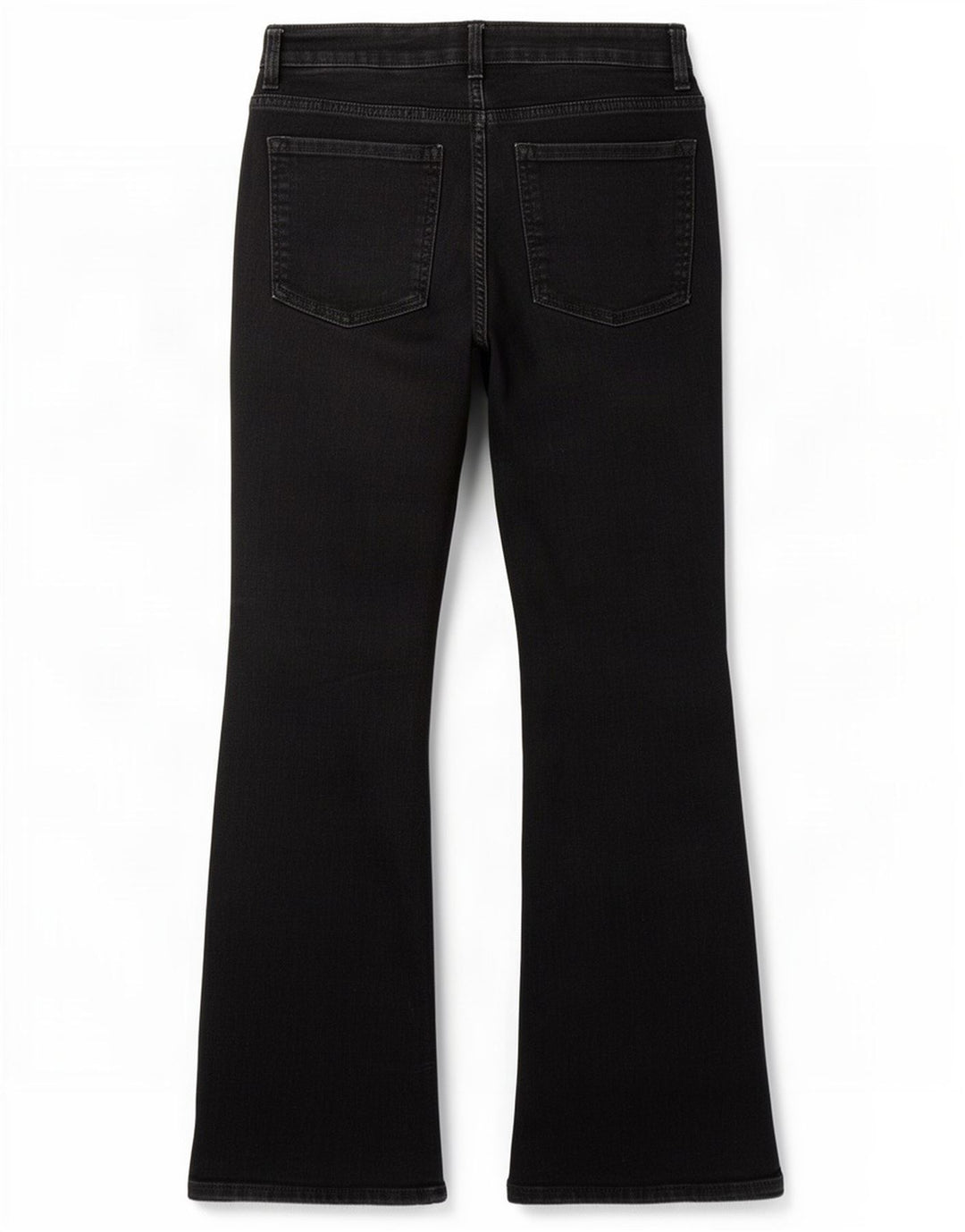 Marks & Spencer Dame Eva Bootcut Jeans UK 10 Small W27 L27 Black