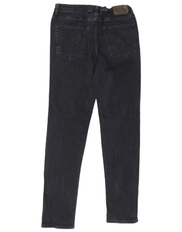 Jack & Jones Boys GLENN Slim Jeans 15-16 år W30 L32 Marineblå Bomuld