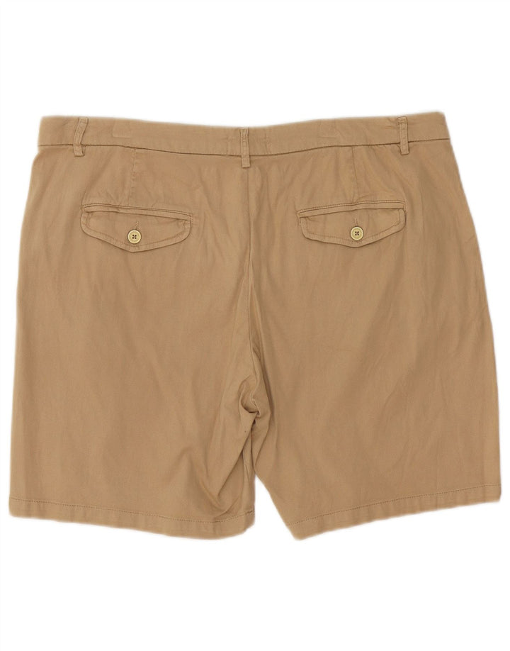 BENETTON Chino Shorts til mænd W38 XL Beige