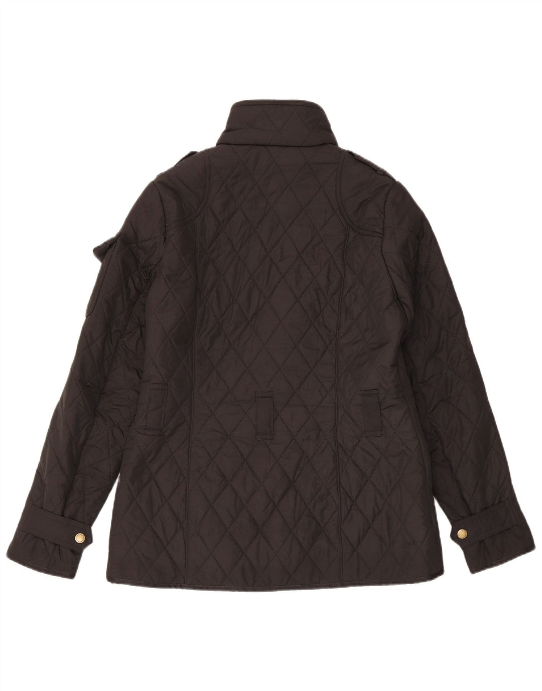 Barbour Militær quiltet jakke til kvinder DK 10 Lille sort polyester