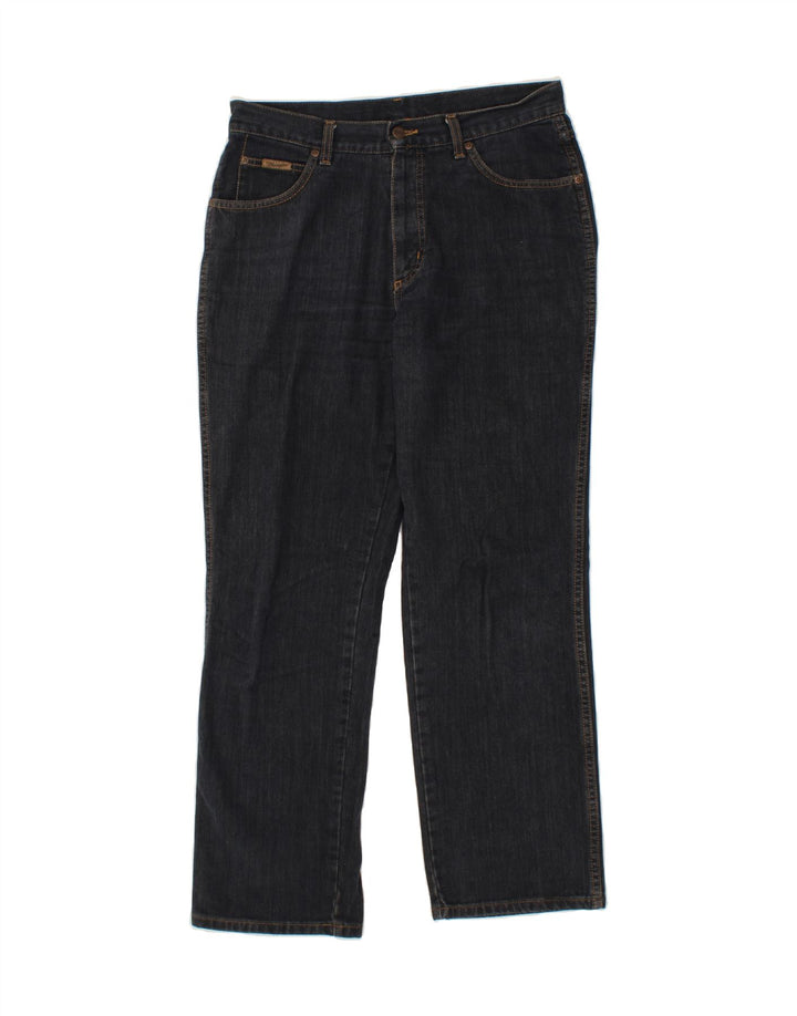 WRANGLER Straight jeans til mænd W32 L30 Marineblå bomuld