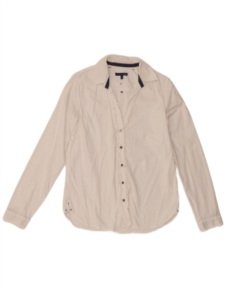 Trussardi Jeans Dameskjorte UK 10 Small White