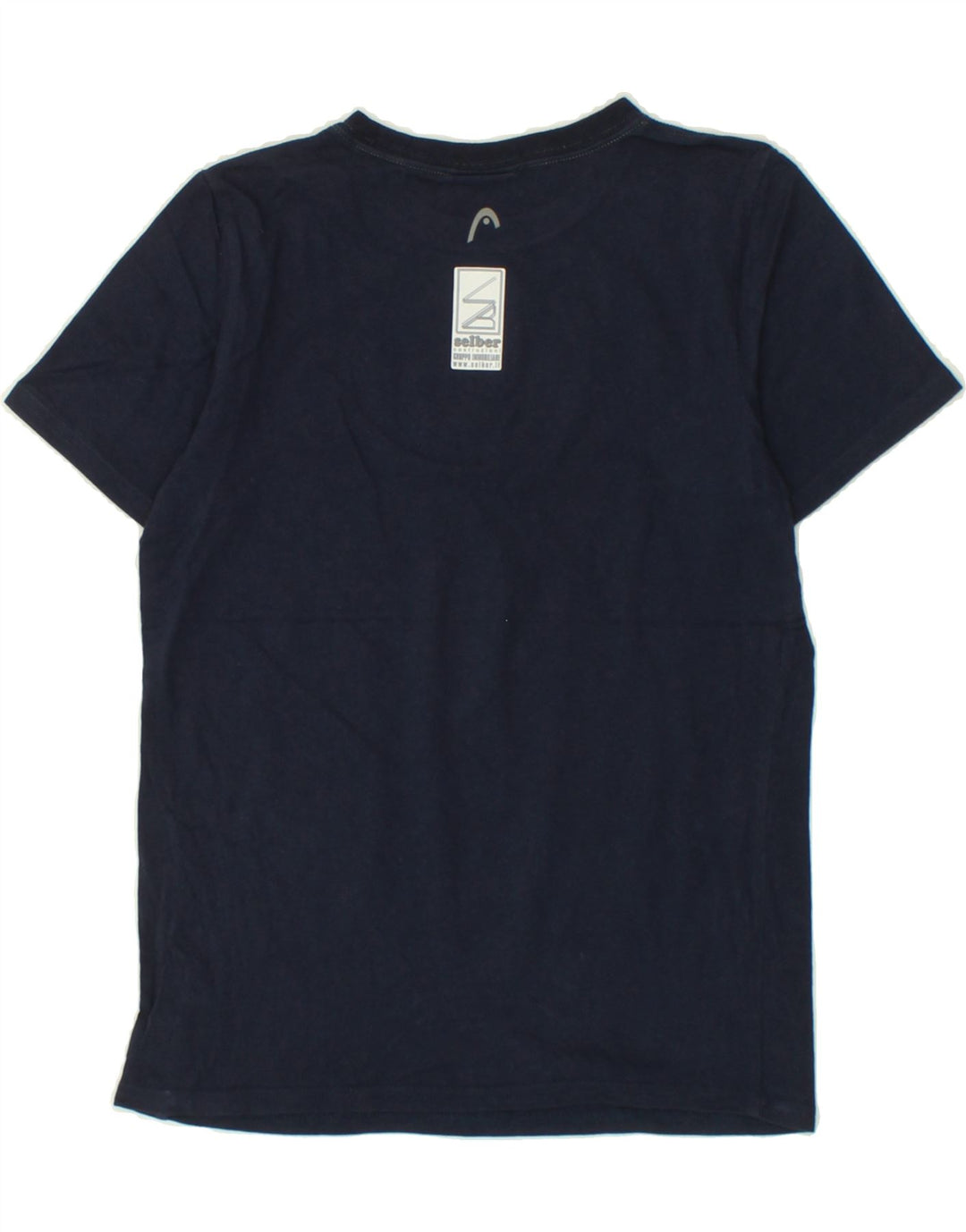 HEAD Boys Graphic T-Shirt Top 14-15 Years Navy Blue Cotton Vintage HEAD and Second-Hand HEAD from Messina Hembry 