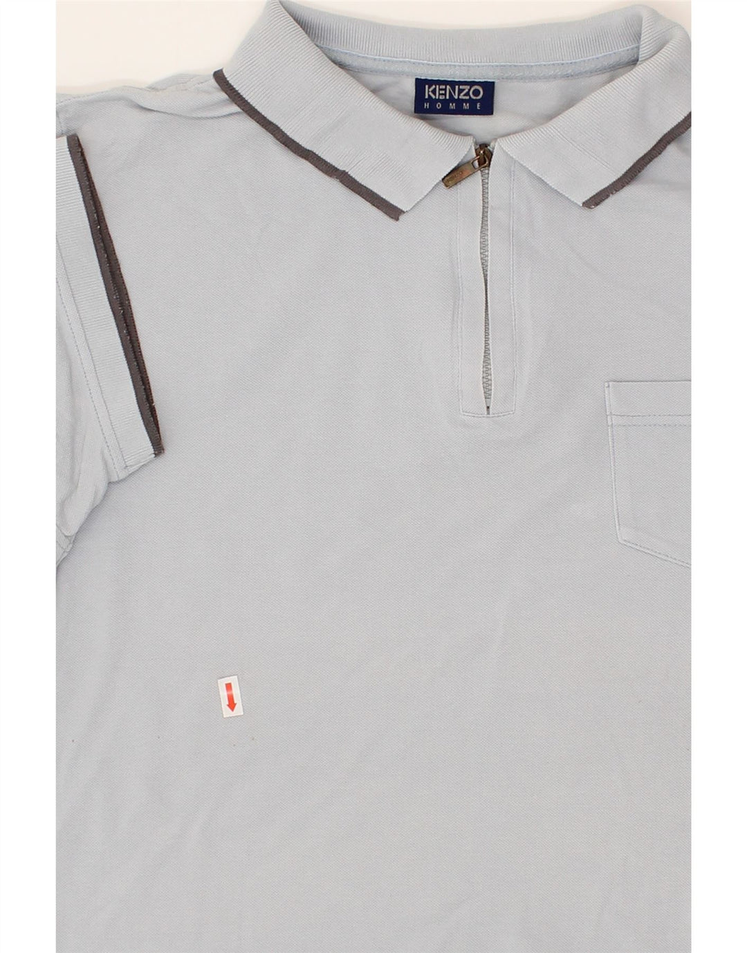 KENZO Mens Polo Shirt Medium Blue Cotton Vintage Kenzo and Second-Hand Kenzo from Messina Hembry 