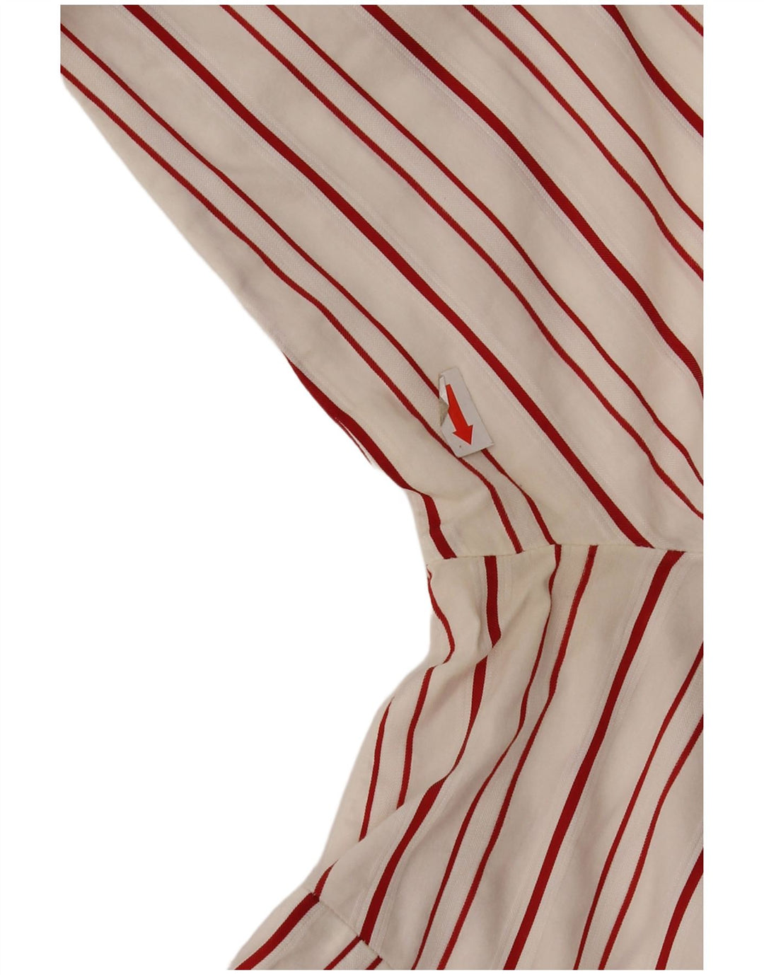 Zara dametrøje med 3/4 ærmer UK 14 Stor rødstribet